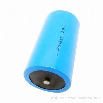 WR34615 Battery, Primary lithium Battery, 2.9V, 8000mAh, Cylindrical D Size, Used for Electronics